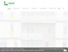 Tablet Screenshot of fehr-groupe.com